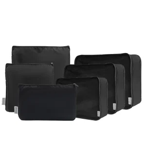 6-Pack Packing Cubes Set with Accessories Bag - Stress-Free Travel Made Easy