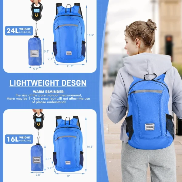 16L Hiking Backpack - Lightweight, Secure, and Versatile!