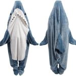 inkArts Shark Blanket Hoodie - Adult Shark Sleeping Bag & Cozy Flannel Hoodie : Home & Kitchen