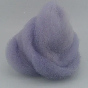 New Love - Hand Dyed Purple Fiber Roving - 0.17 oz / 5 g - Falkland Wool