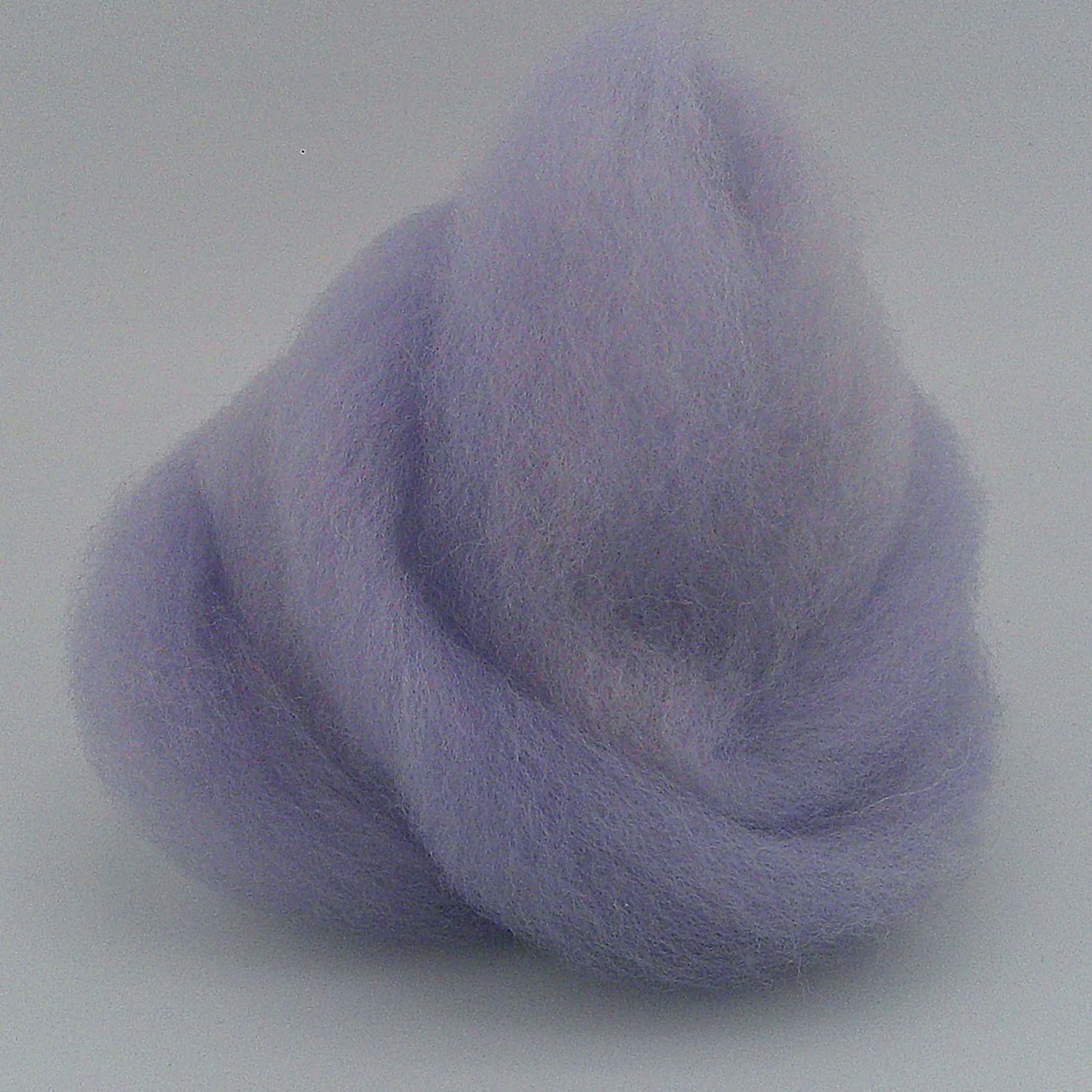 New Love - Hand Dyed Purple Fiber Roving - 0.17 oz / 5 g - Falkland Wool
