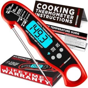 Alpha Grillers Meat Thermometer Digital – Instant Read Food Thermometer for Cooking & Grilling – Professional Kitchen Gifts for Men, Dad & Mom: Home & Kitchen
