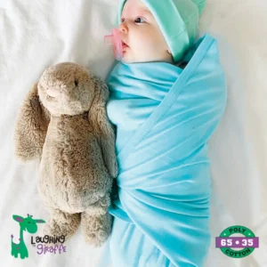 The Laughing Giraffe Baby Swaddle Blanket