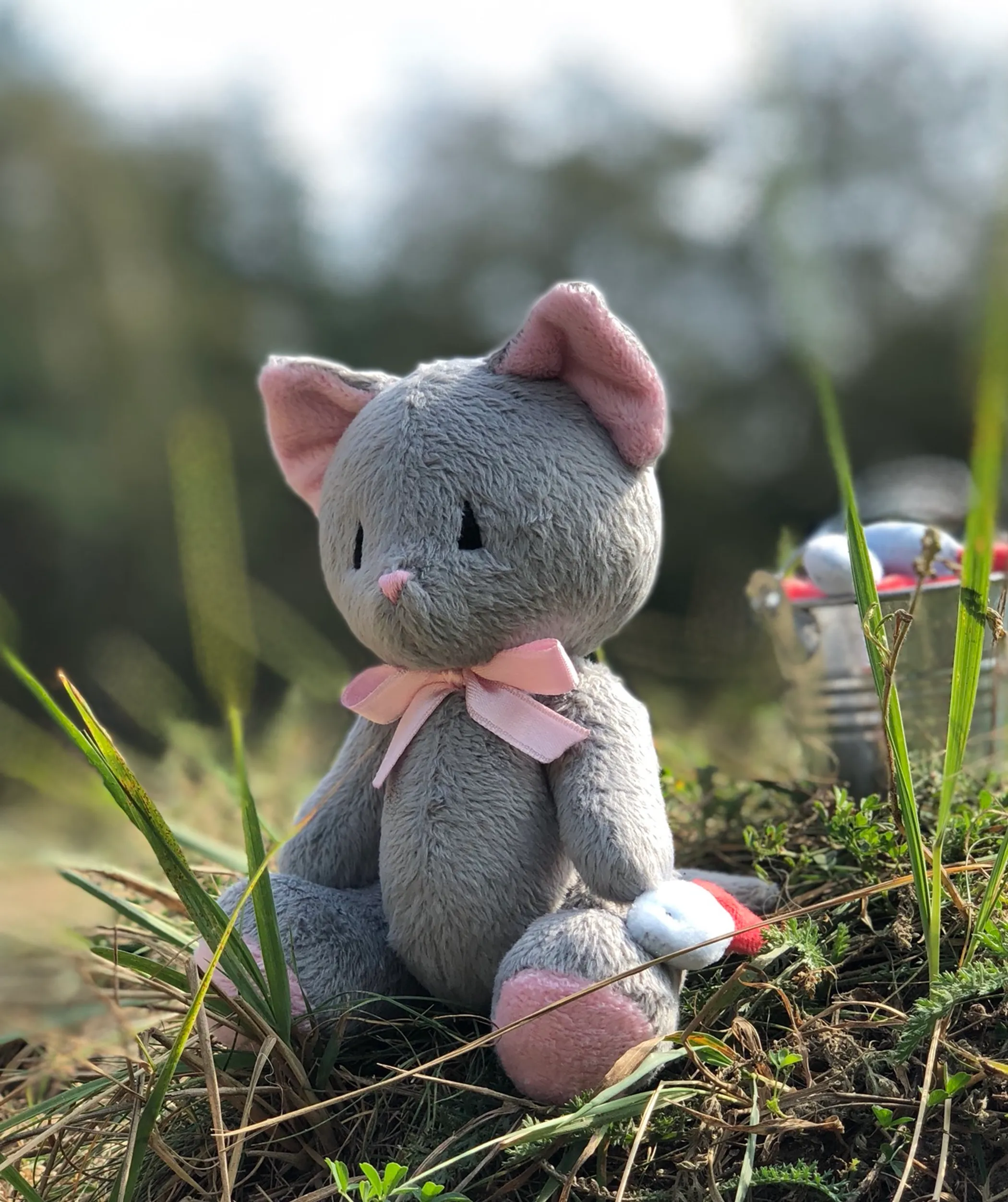 Gray Cat With A Fish - Image 3