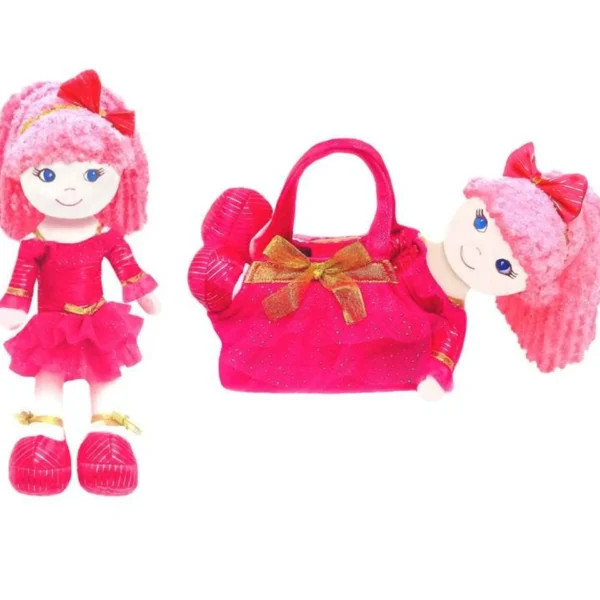 Leila Dancer Rag Doll With Purse