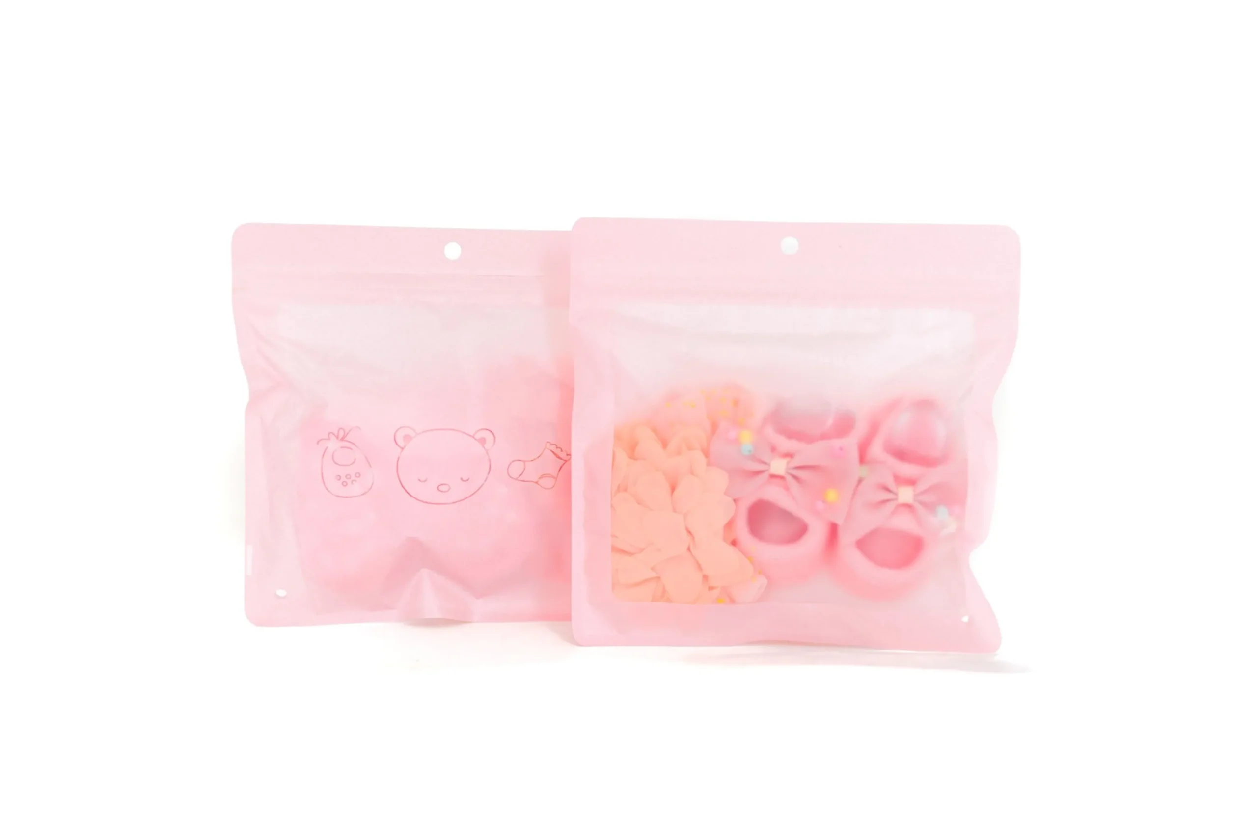 Baby Girl Gift Set 3Pcs - Socks and 2 Headbands 0-12 Months - Image 4
