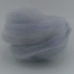 Ghost Grey - Hand Dyed Purple Fiber Roving - 0.17 oz / 5 g - Falkland Wool