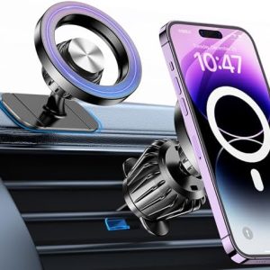 Kaistyle for Magsafe Car Mount【Strong Magnets】Magnetic Phone Holder for Car Phone Holder Mount Dash Mounted Holders Phone Holders for Your Car Accessories for Women Men for iPhone 17 Pro Max 16 15 14 : Automotive