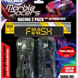 Pull-Back Marble Racer - 2 Pack
