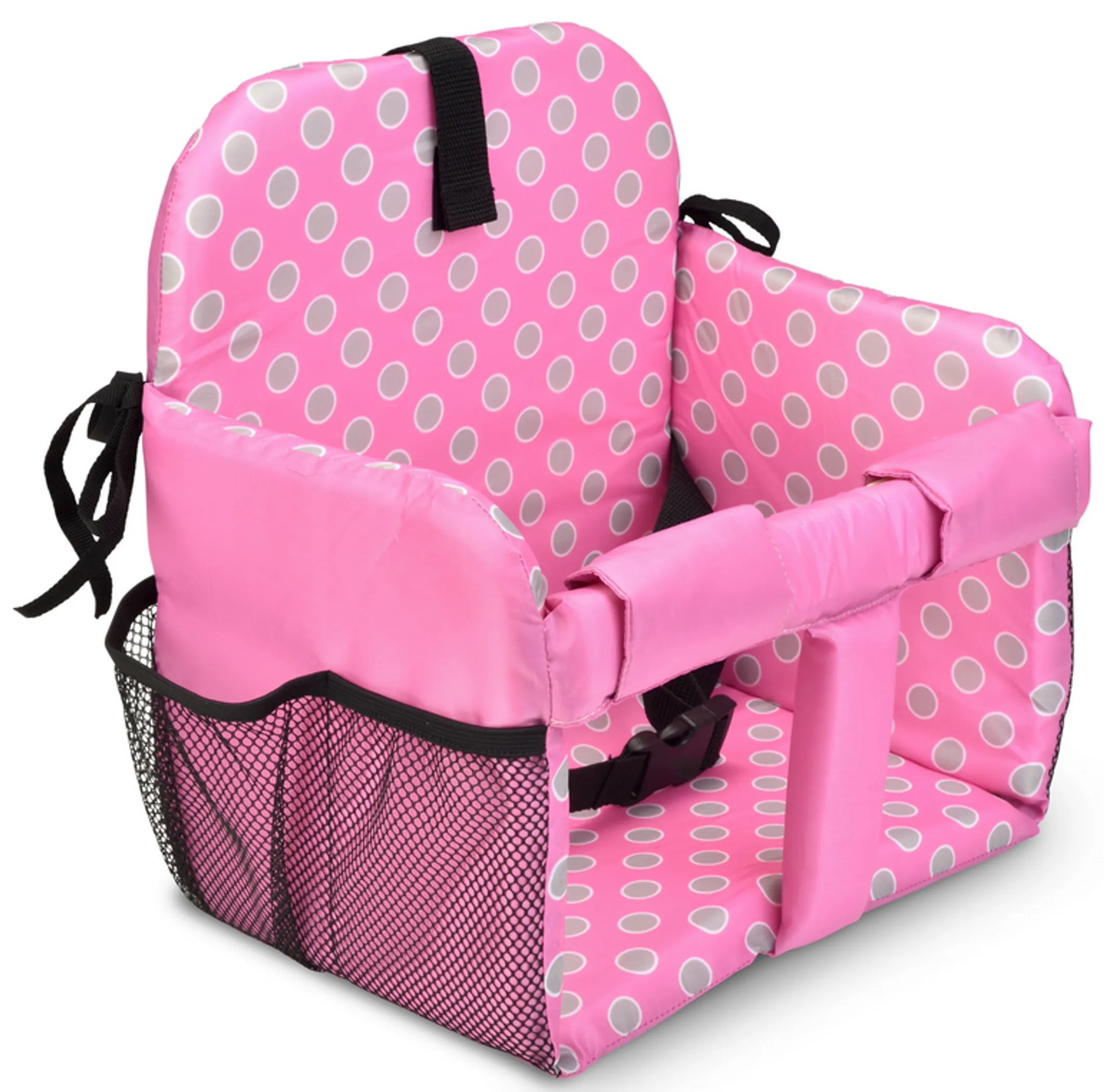 860000115513.0.td_size_1 MomoGo 3-in-1 Deluxe Shopping Cart, High Chair and Swing Insert, Universal Fit, 4-24 Months, Dottie - Image 1