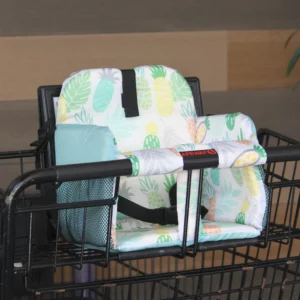 MomoGo 3-in-1 Deluxe Shopping Cart, High Chair and Swing Insert, Universal Fit, 4-24 Months, Pineapple