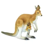 Kangaroo With Joey Figurine