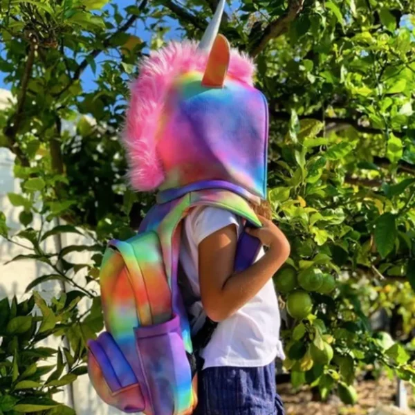 Unicorn - Hooded Backpack - Water-repellent