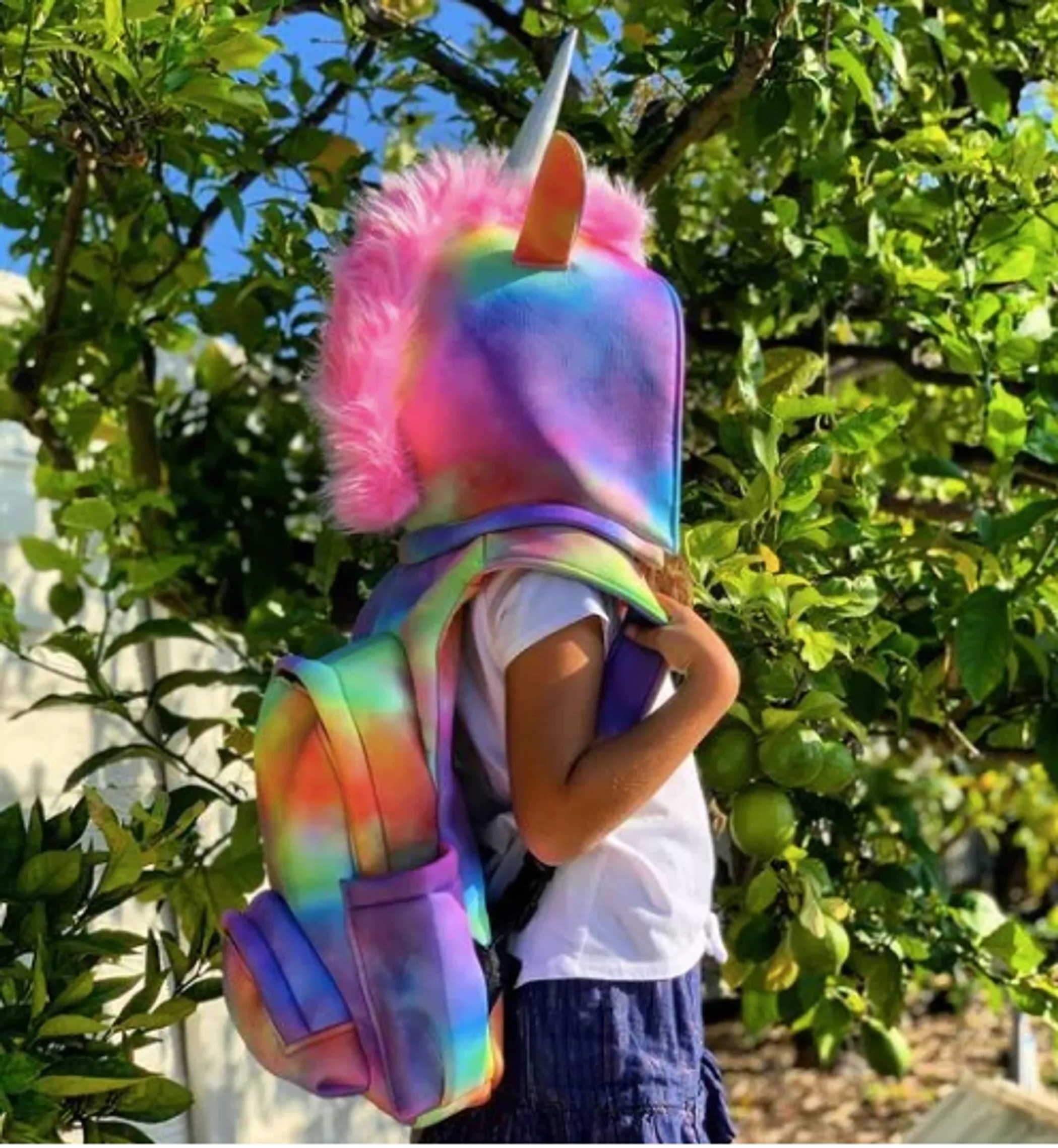 329-MK-LEUN.1.td_size_1 Unicorn - Hooded Backpack - Water-repellent - Image 1