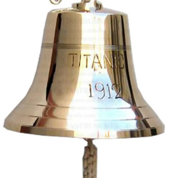 Titanic Brass Ship Bell Replica- 6"