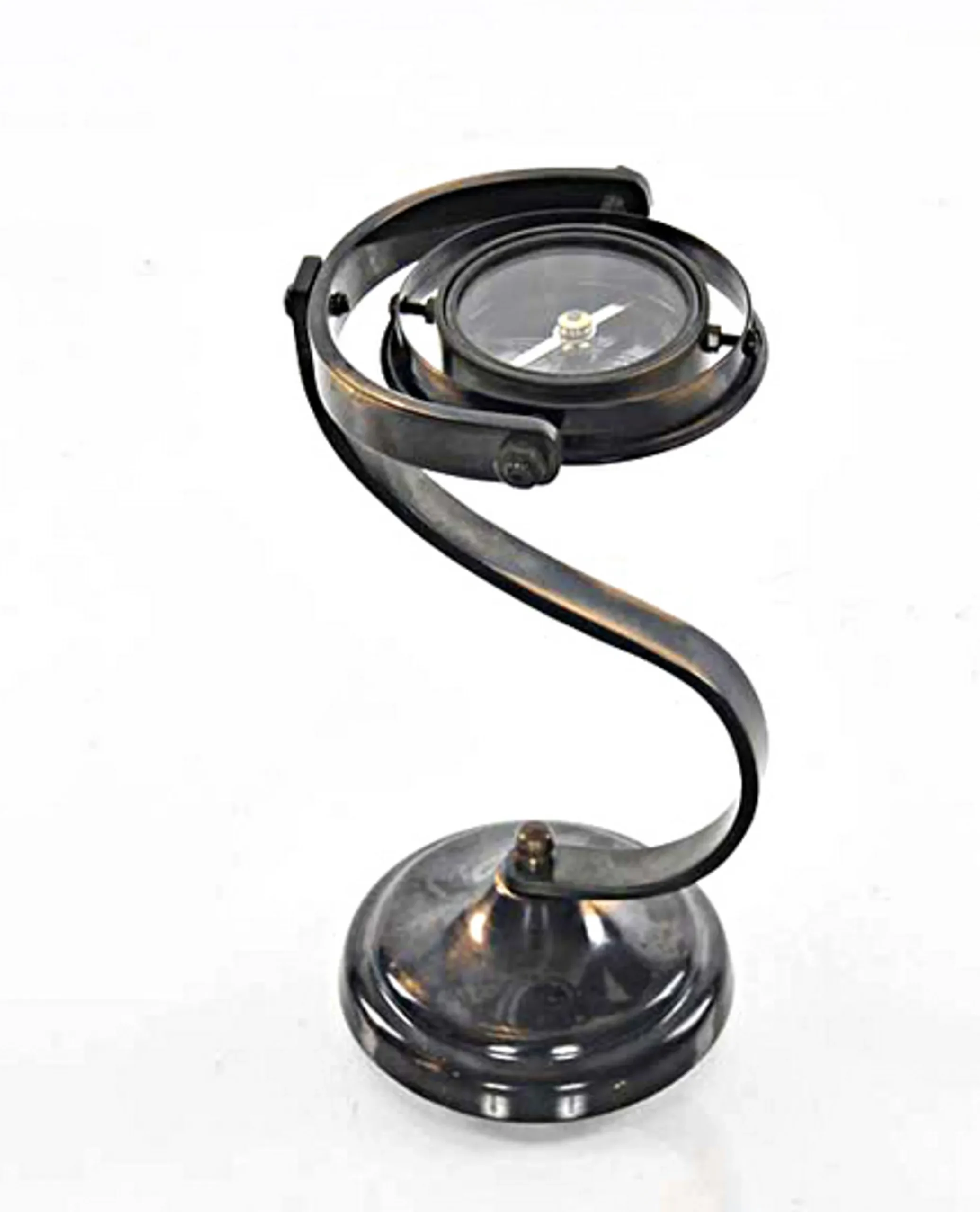 616983880111.0.td_size_1 Fully Functional Gimbaled Compass on Brass Stand - Image 1