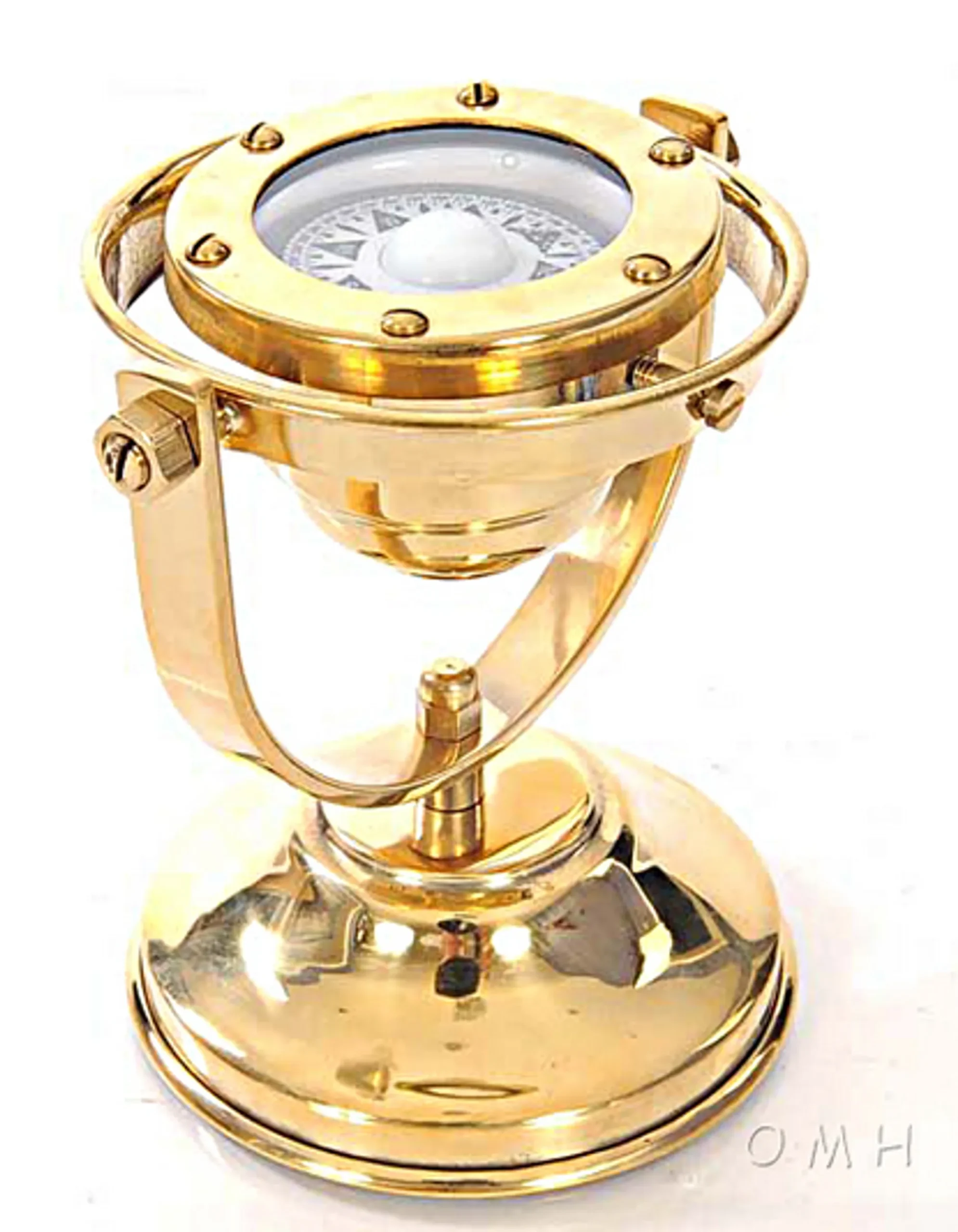 616983880135.0.td_size_1 Fully Functional Brass Gimbaled Compass - Image 1