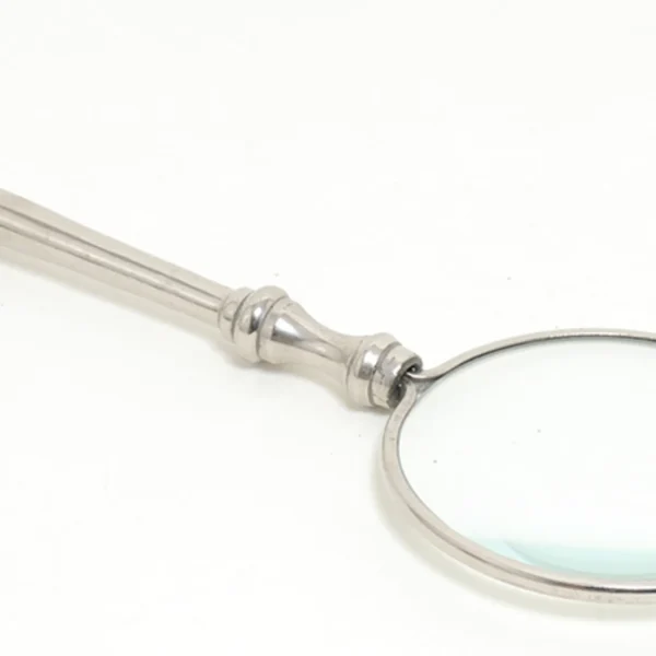 Antique Nautical-Styled Magnifier in Wooden Box- 2 inches