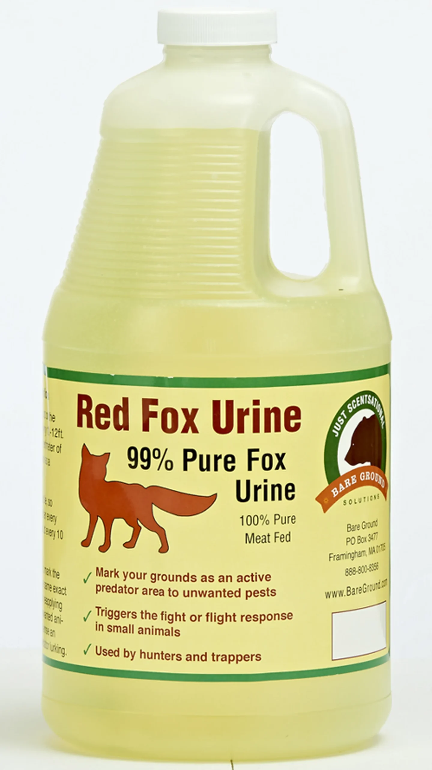 632272000015.0.td_size_1 Just Scentsational Fox Urine Predator Scent Half Gallon - Image 1