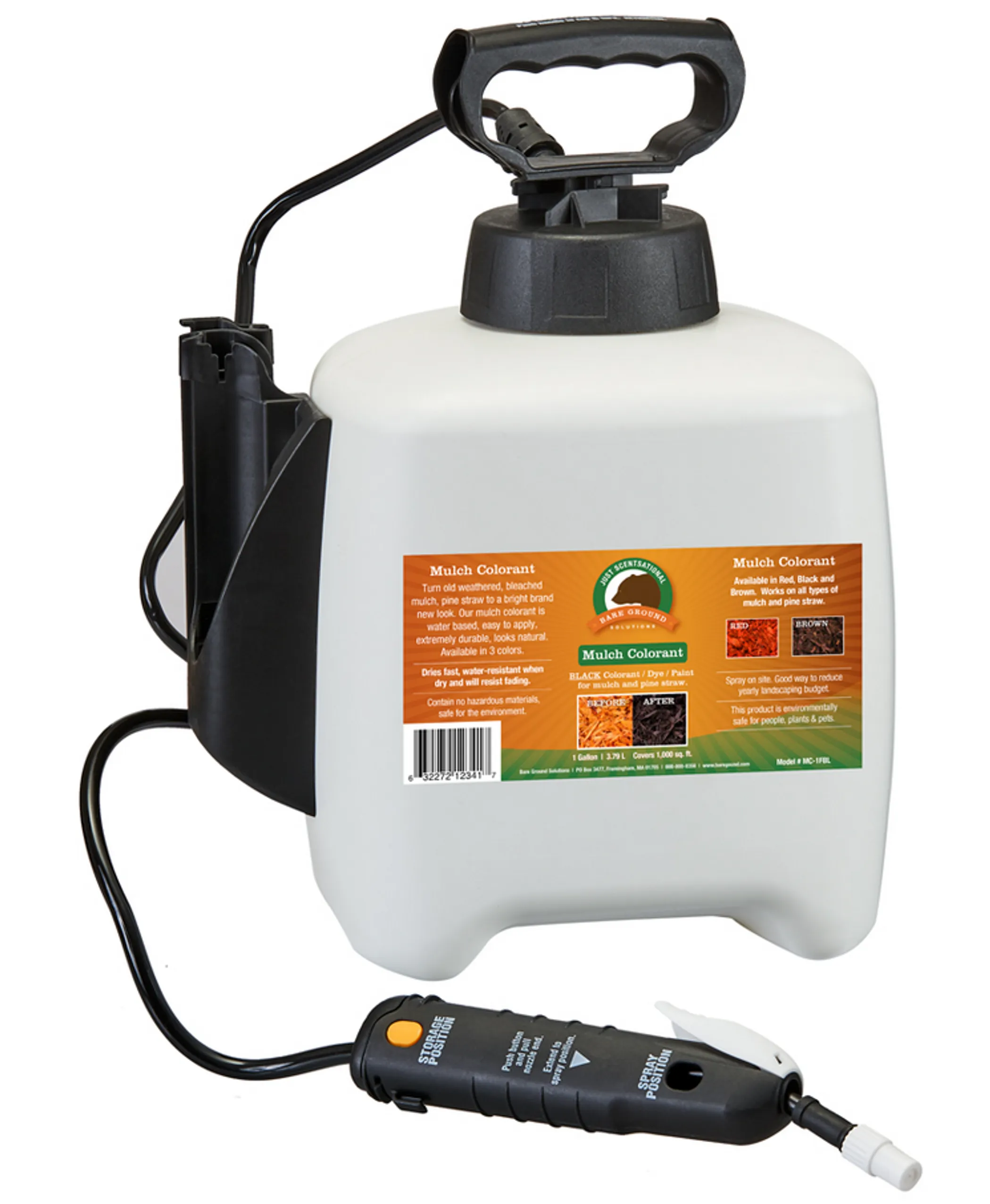 632272123424.0.td_size_1 Just Scentsational Brown Bark Mulch Colorant Preloaded in Gallon Pump Sprayer - Image 1