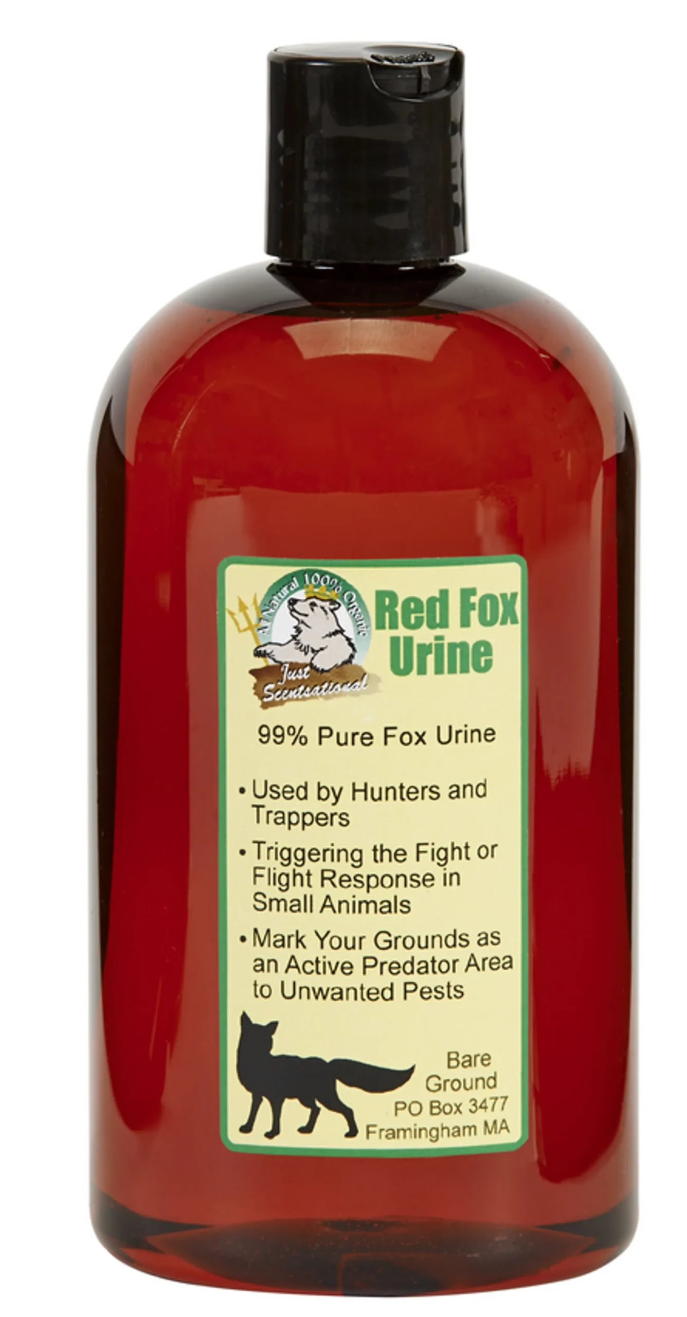 632272160801.0.td_size_1 Just Scentsational Fox Urine Predator Scent 16 oz - Image 1