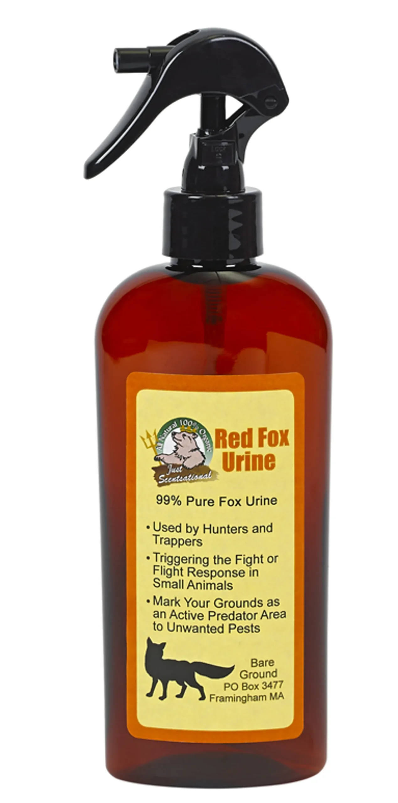632272578545.0.td_size_1 Just Scentsational Fox Urine Predator Scent 8 oz in Trigger Sprayer - Image 1