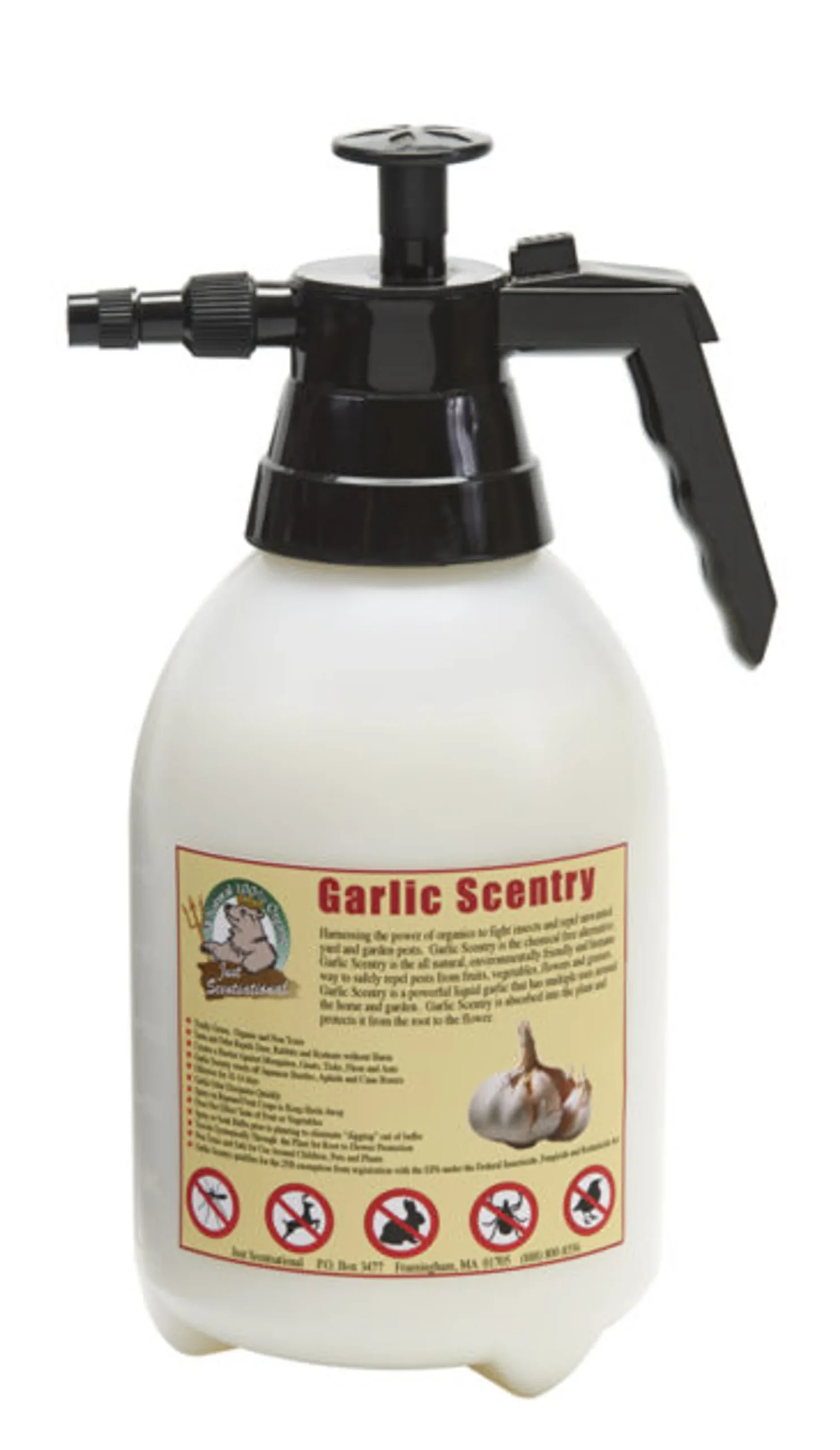 632272611228.0.td_size_1 Just Scentsational Garlic Scentry Half Gallon Preloaded Pump Sprayer - Image 1