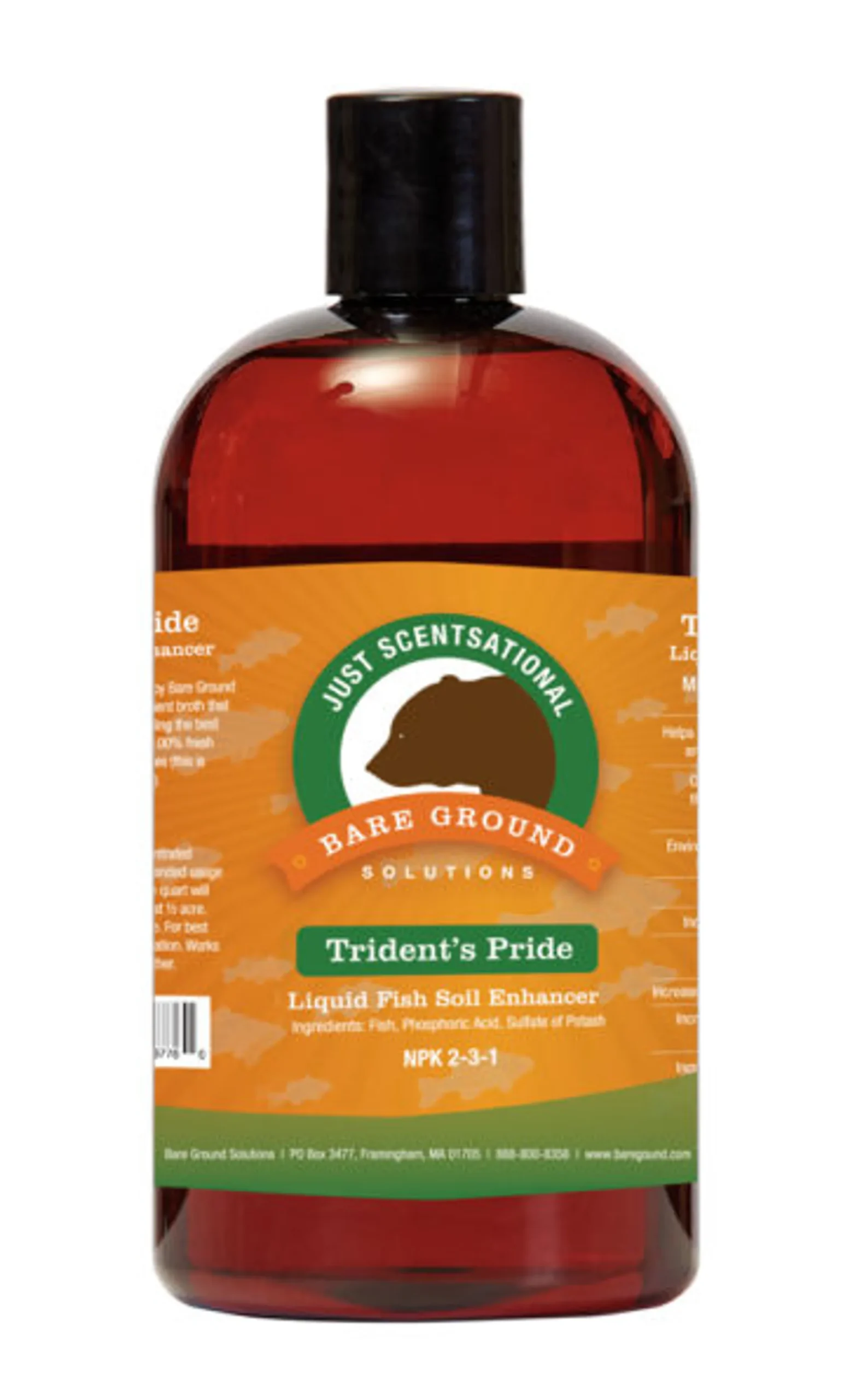 632272887760.0.td_size_1 Just Scentsational Tridents Pride Liquid Fish Fertilizer 16oz - Image 1