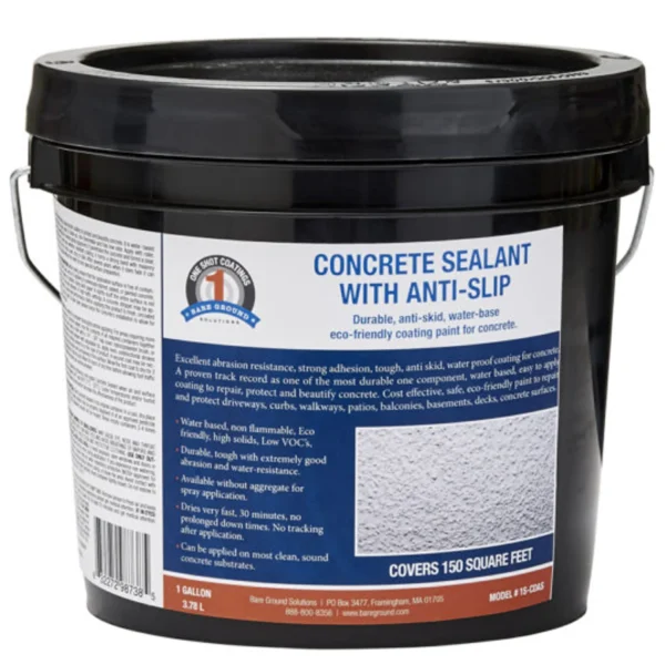 1 Shot Clear Concrete Sealant with Anti-Slip