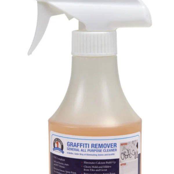 1 Shot Graffiti Remover and Cleaner (8 oz) with trigger sprayer
