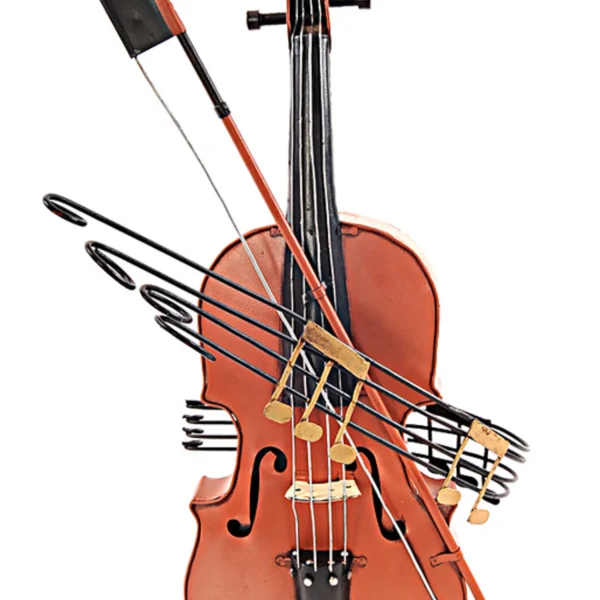 Orange Vintage Violin Model