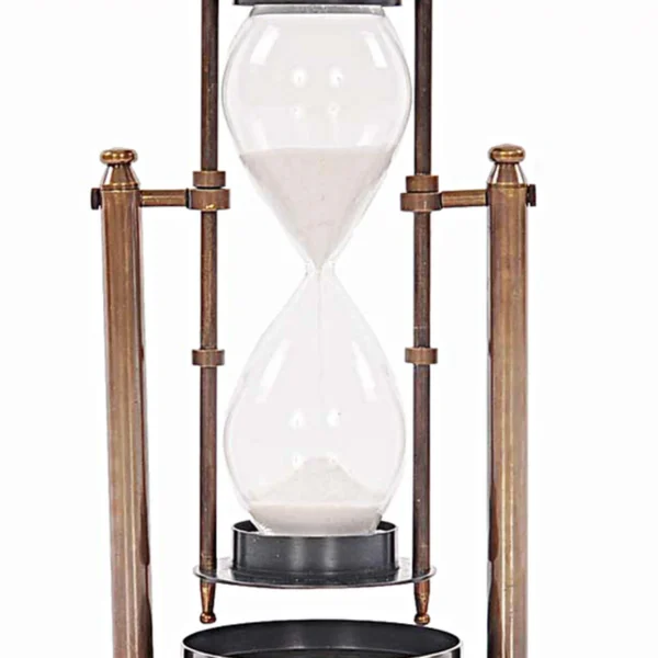 Brass Revolving Hourglass