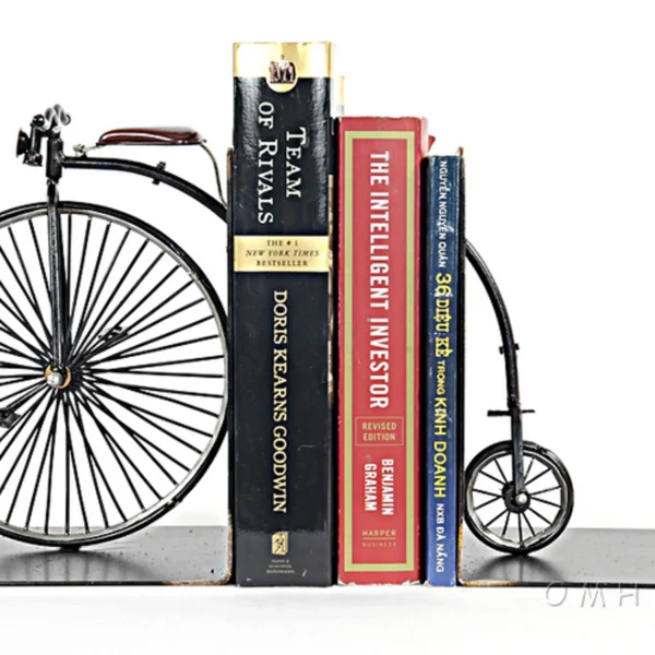 1870 High Wheeler Model-Inspired Bookends