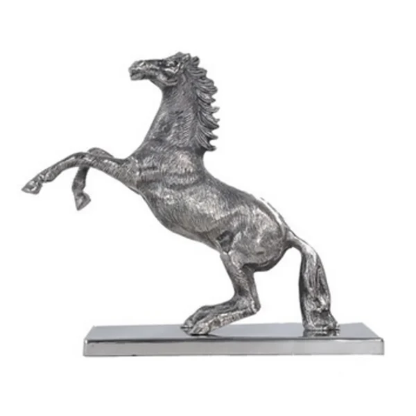 Solid Aluminum Horse Statue with Base