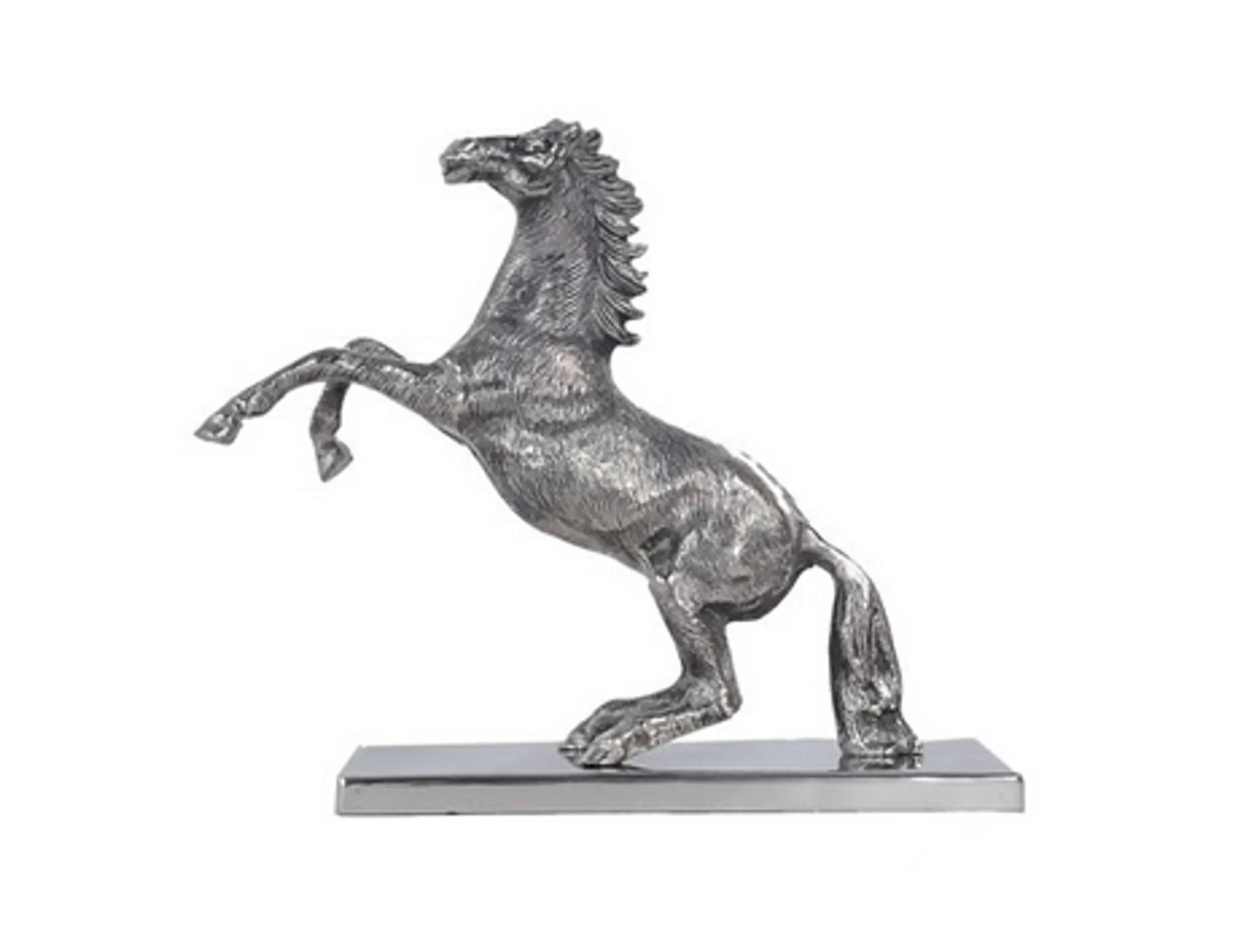 640901136899.0.td_size_1 Solid Aluminum Horse Statue with Base - Image 1