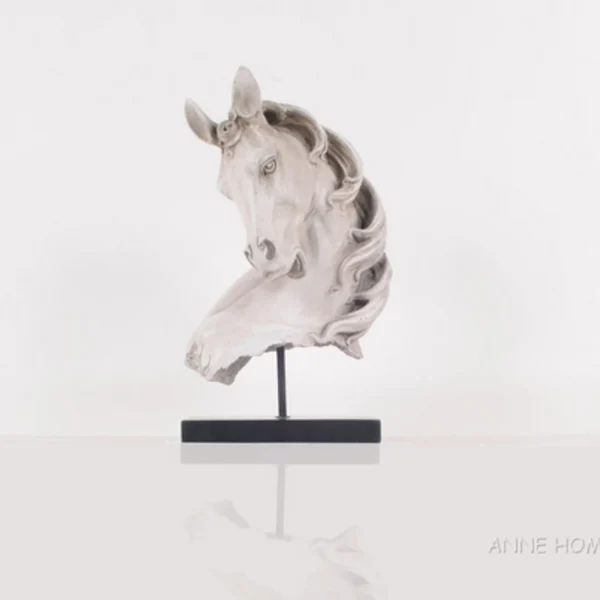 Anne Home - Horse Head Statue