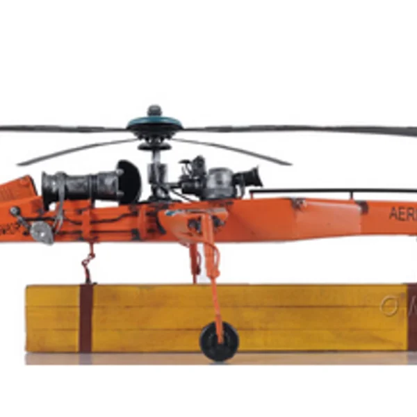 Sikorsky S-64 Skycrane Aerial Crane Lifting Model Helicopter