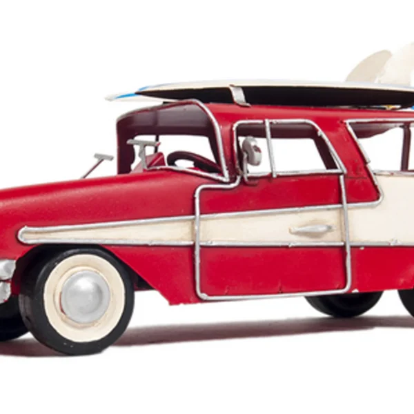 1957 Red Ford Country Squire Station Model Wagon
