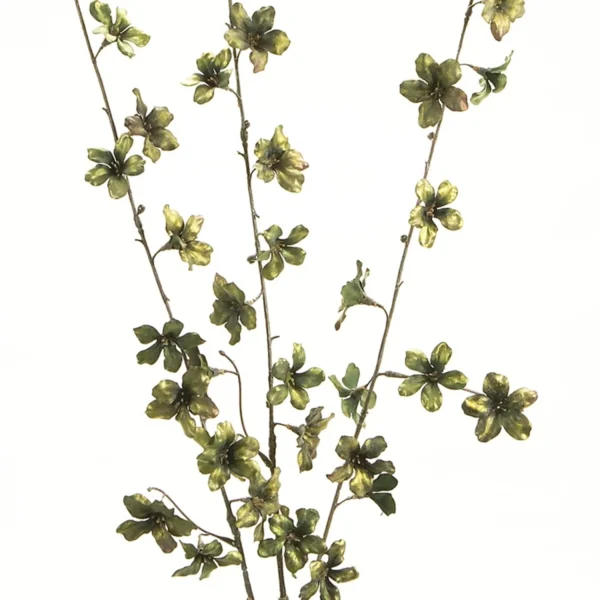 Metallic Cherry Blossom Spray (Set of 12) 40"H Polyester