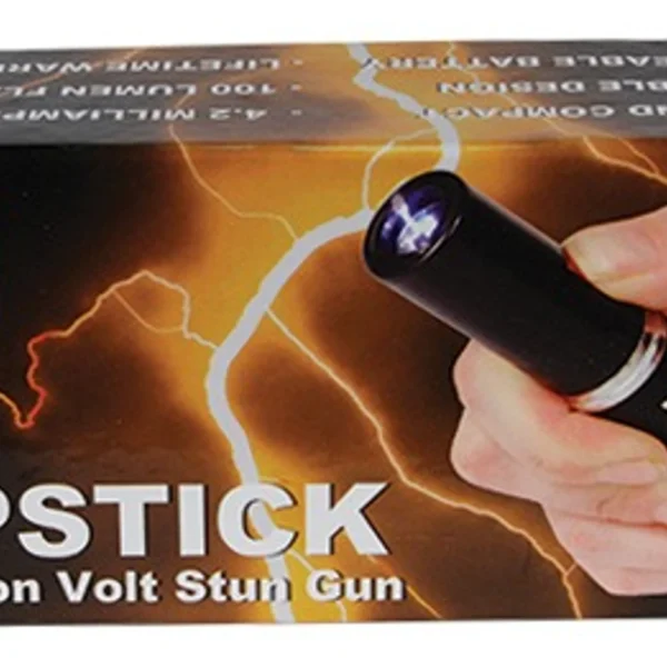 Stun Master 25,000,000 Volt Rechargeable Lipstick Stun Gun With Flashlight