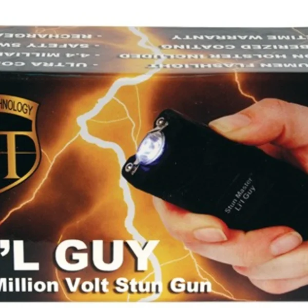 Stun Master Lil Guy 60,000,000 Volts Stun Gun W/Flashlight And Nylon Holster