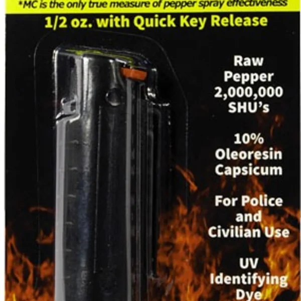Wildfire 1.4% Mc 1/2 Oz Pepper Spray Hard Case With Quick Release Keychain