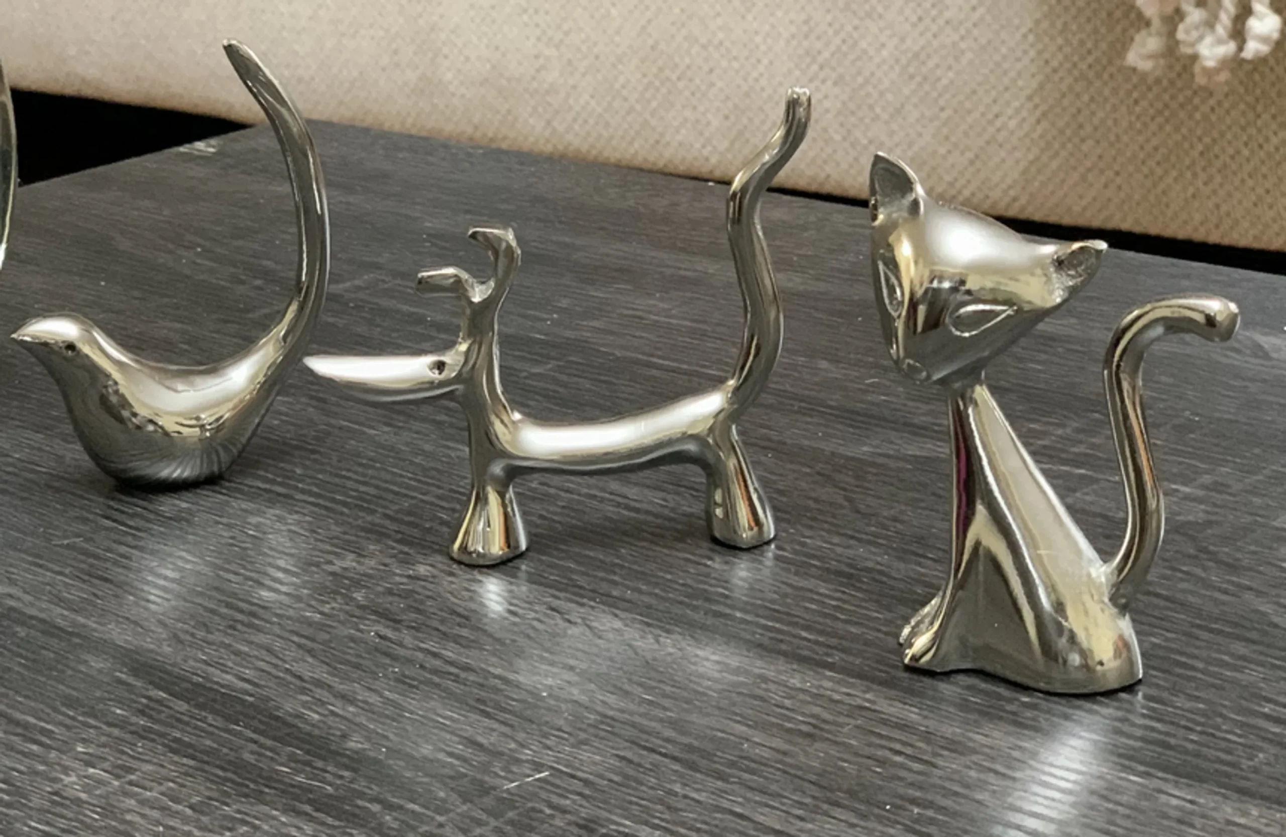 810043920063.0.td_size_1 Vibhsa Ring Holders Set of 3-Cat, Dog, Bird - Image 1