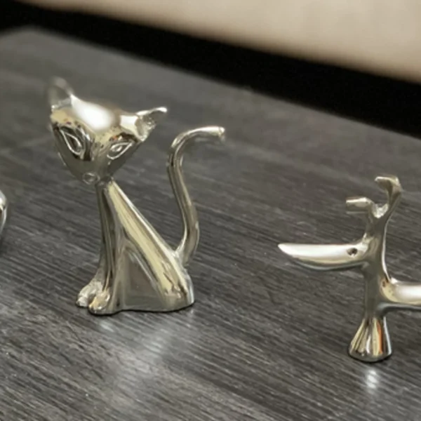 Vibhsa Ring Holders Set of 3-Cat, Dog, Elephant
