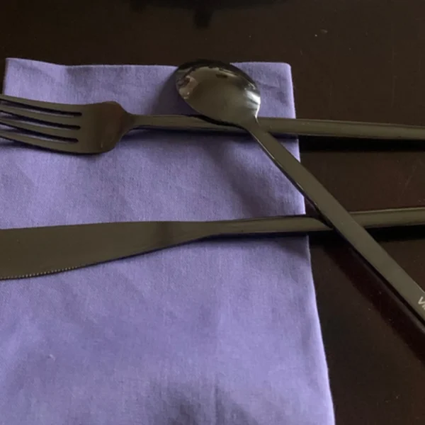 Vibhsa Stainless Steel Flatware 18-Piece Set (Dinner knives, Dinner Forks, Teaspoons)