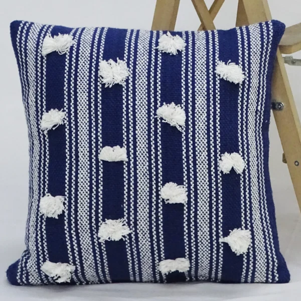 Chicos Home 20" X 20" Decorative Throw Pillow with Pom Pom