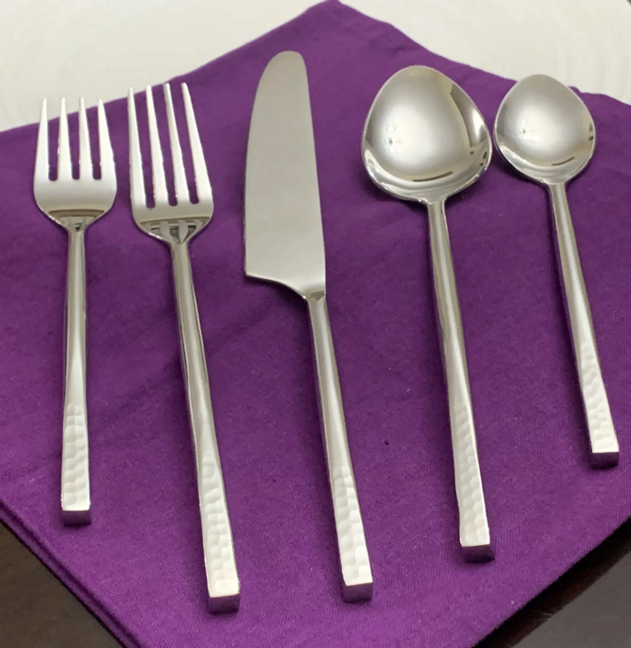 810043922722.0.td_size_1 Vibhsa Flatware 5 Piece Place Setting - Image 1