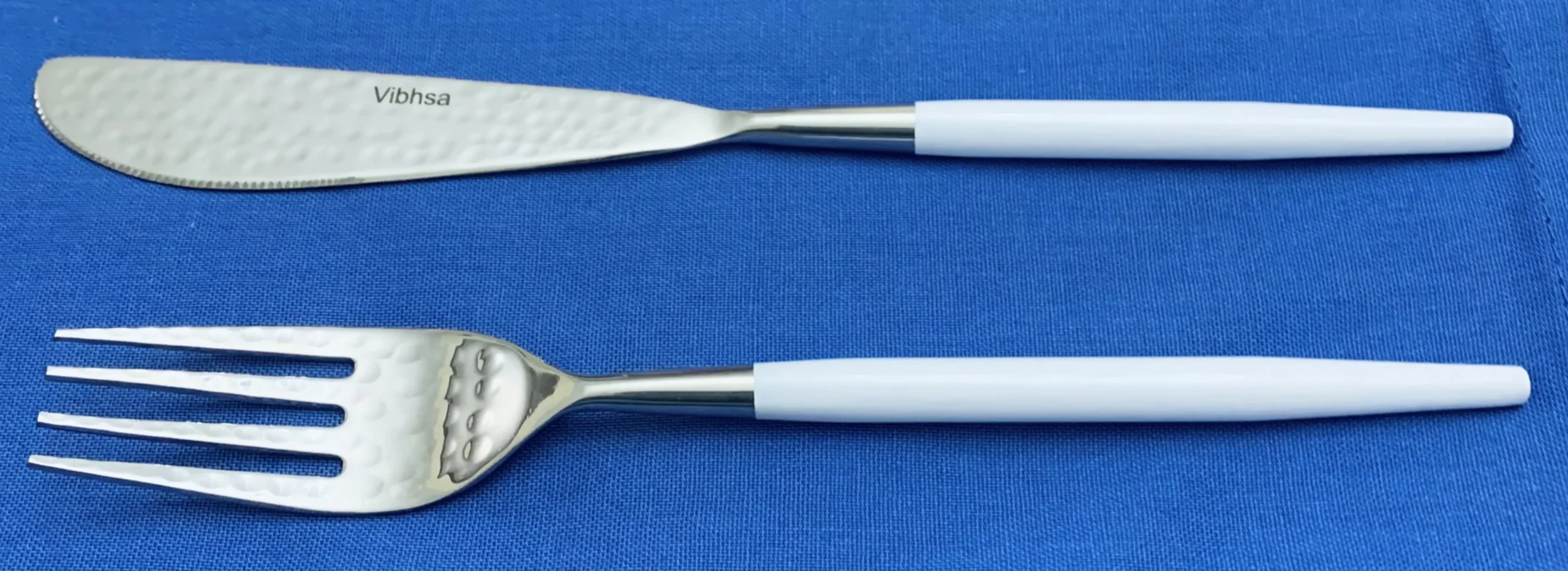 810043922852.0.td_size_1 Vibhsa Stainless Steel Dinner Knife and Dinner Fork Set of 12 - Image 1