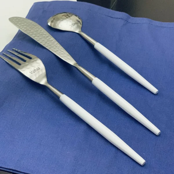 Vibhsa Stainless Steel Set of 18 Pieces (Dinner Knife, Dinner Fork, Soup Spoon)
