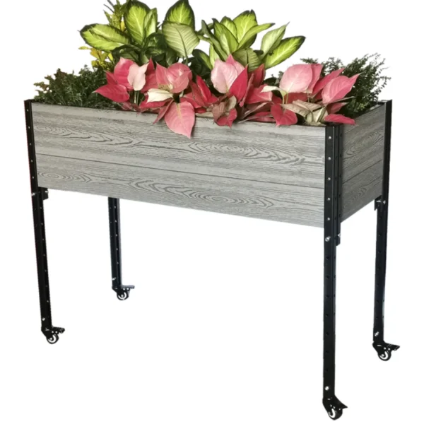 Urban Mobile Garden in Grey 45" L x 19" W x 36" H